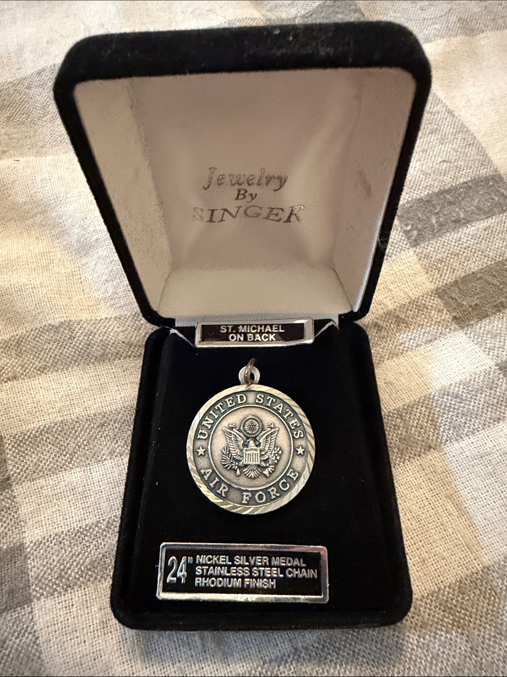 Air Force and St. Michael Pendant
